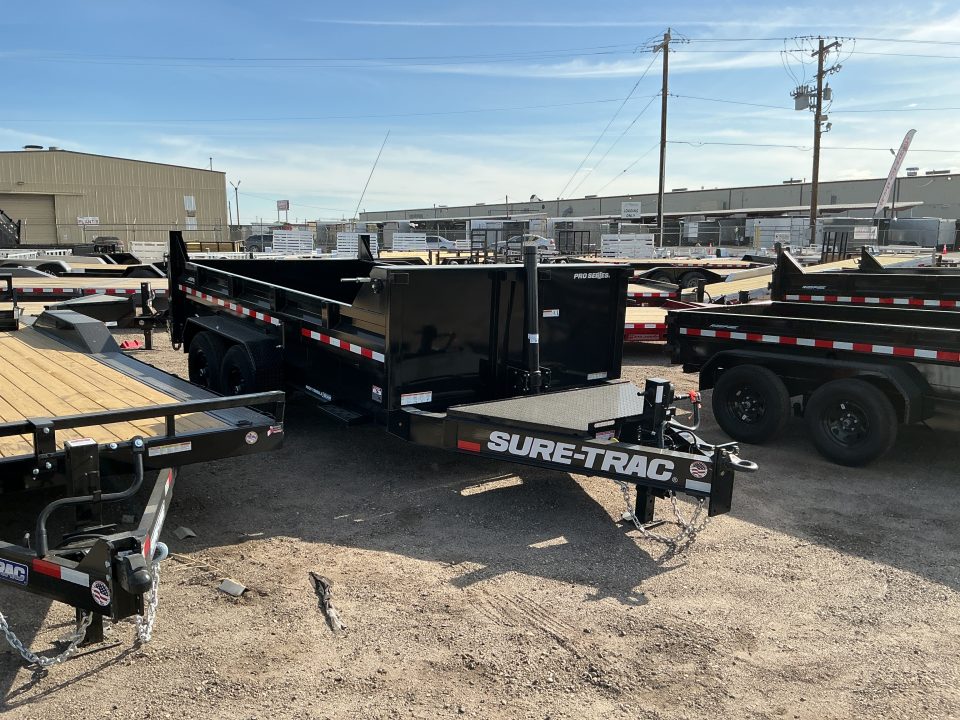 New 2026 Sure-Trac 7X14 15.4K Pro Series Tel Dump Trailer