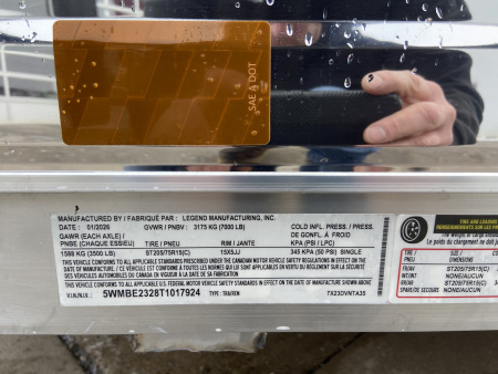 New Legend 7X23 Cargo Enclosed Trailer