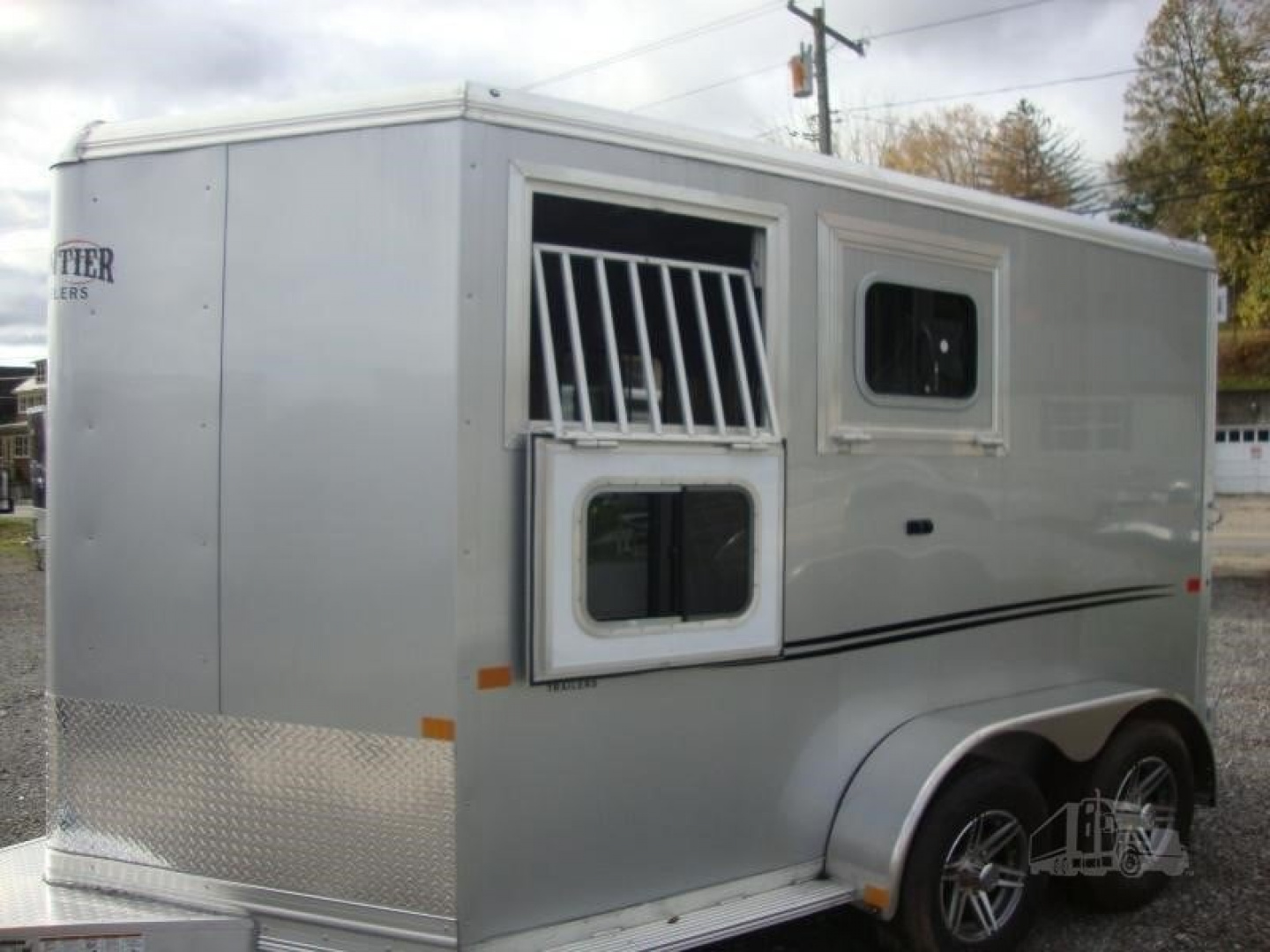 New 2023 ALCOM 12 ft Stock / Stock Combo Trailer