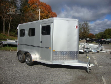 New 2023 ALCOM 12 ft Stock / Stock Combo Trailer