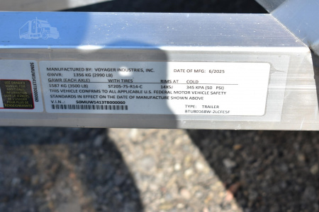 New 2026 BEAR TRACK 14 ft Flatbed Trailer