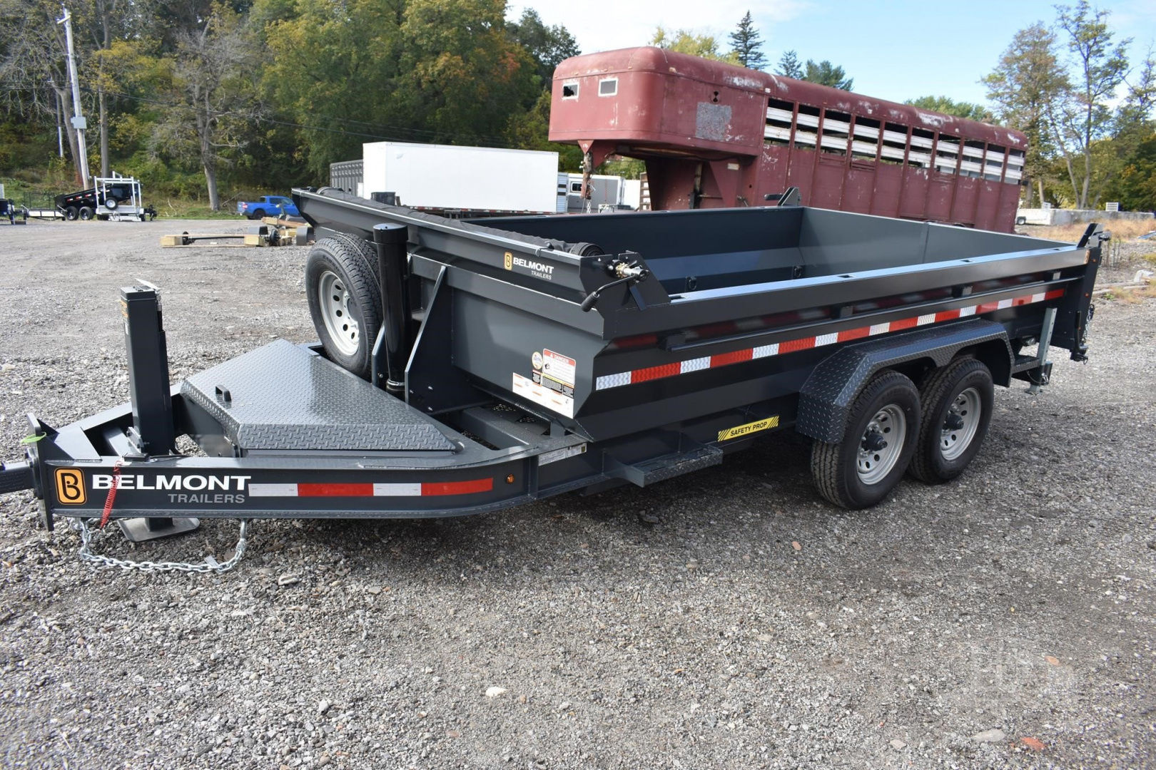 New 2026 BELMONT 14 ft Dump Trailer