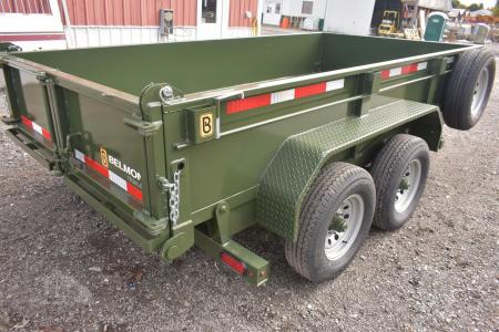 New 2026 BELMONT 12 ft Dump Trailer