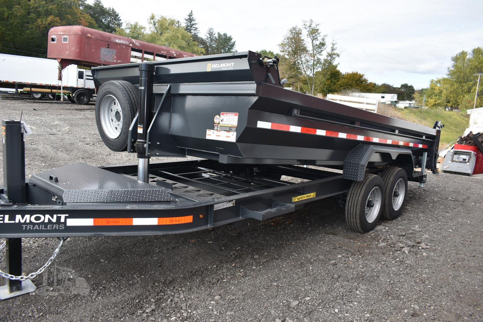 New 2026 BELMONT 16 ft Dump Trailer
