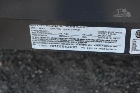 New 2025 BELMONT 18 ft Tilt Trailer