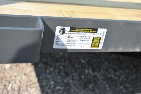 New 2025 BELMONT 16 ft Flatbed Trailer