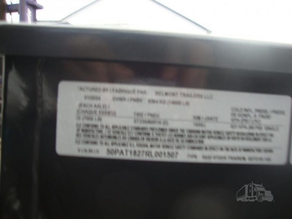 New 2024 BELMONT 18 ft Tilt Trailer