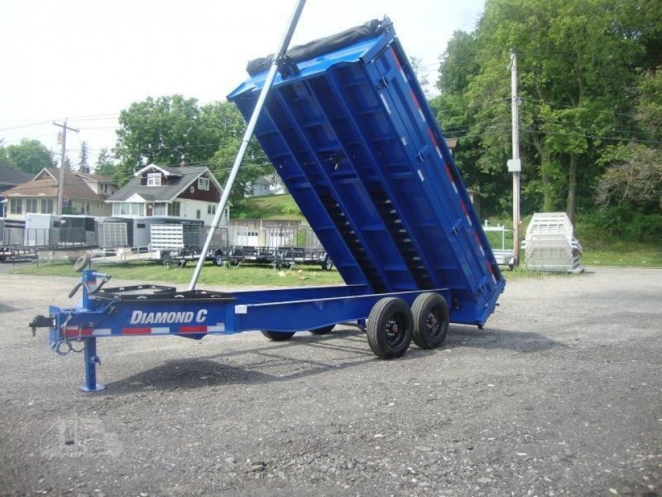 New 2024 DIAMOND C 14 ft x 96 in Dump Trailer