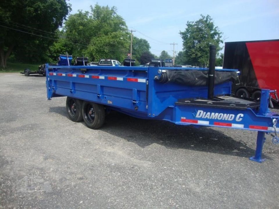New 2024 DIAMOND C 14 ft x 96 in Dump Trailer