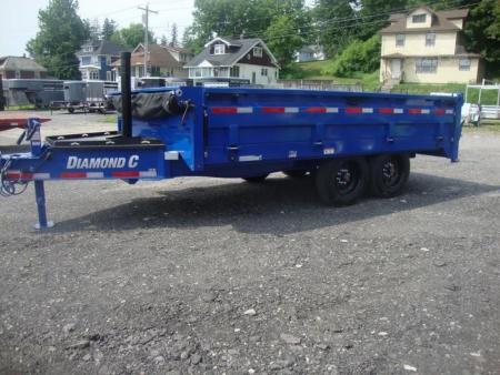 New 2024 DIAMOND C 14 ft x 96 in Dump Trailer