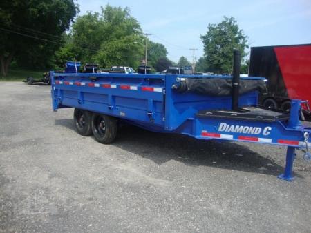 New 2024 DIAMOND C 14 ft x 96 in Dump Trailer