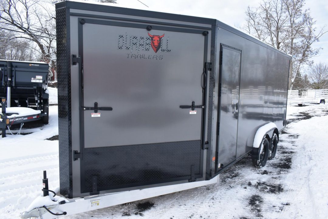 New 2026 DURABULL TRAILERS 18 ft x 90 in Snowmobile Trailer