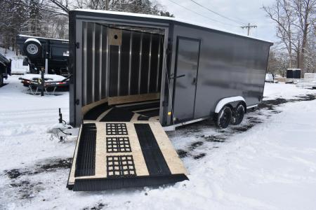 New 2026 DURABULL TRAILERS 18 ft x 90 in Snowmobile Trailer