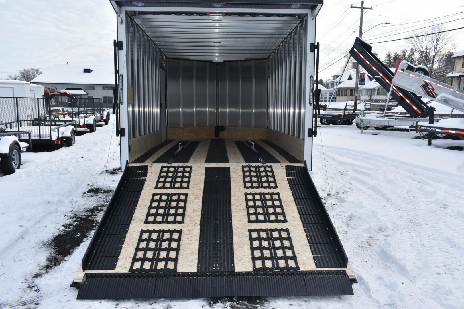 New 2026 DURABULL TRAILERS 14 ft x 102 in Snowmobile Trailer