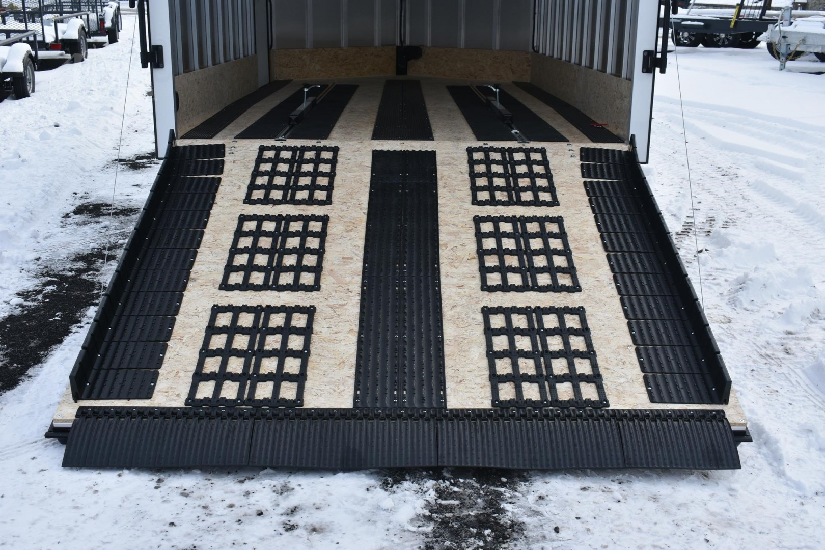 New 2026 DURABULL TRAILERS 14 ft x 102 in Snowmobile Trailer