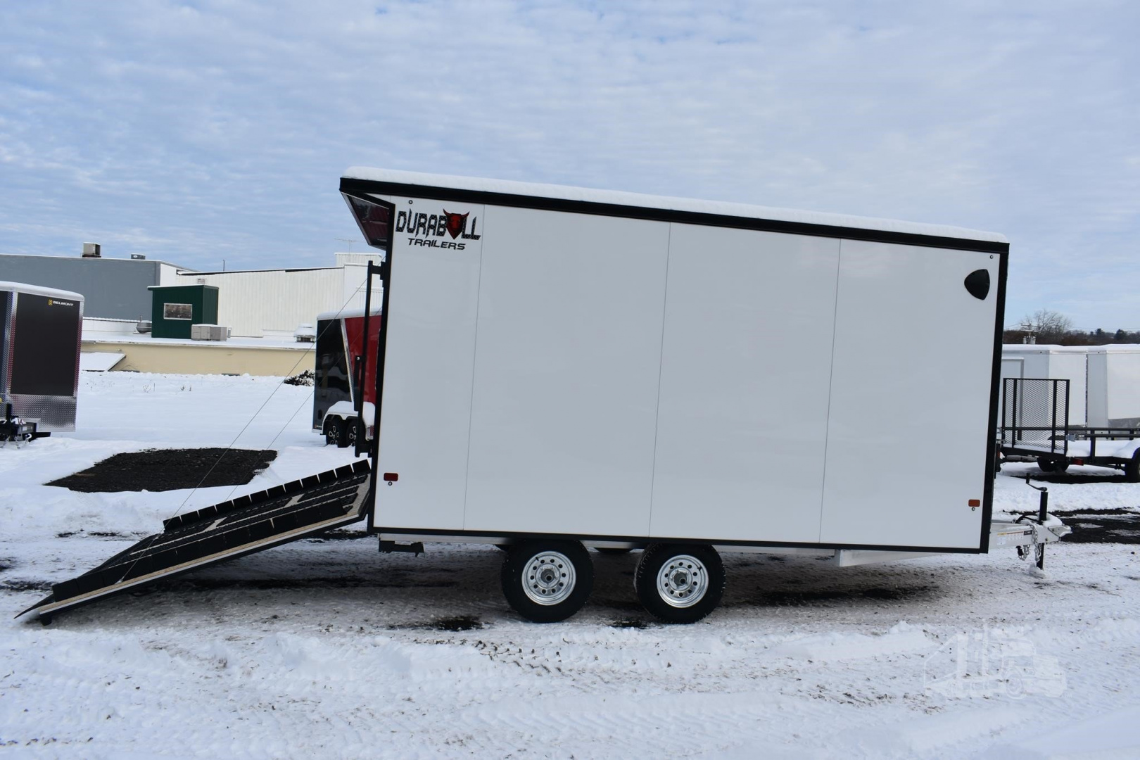 New 2026 DURABULL TRAILERS 14 ft x 102 in Snowmobile Trailer