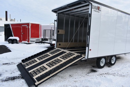 New 2026 DURABULL TRAILERS 14 ft x 102 in Snowmobile Trailer