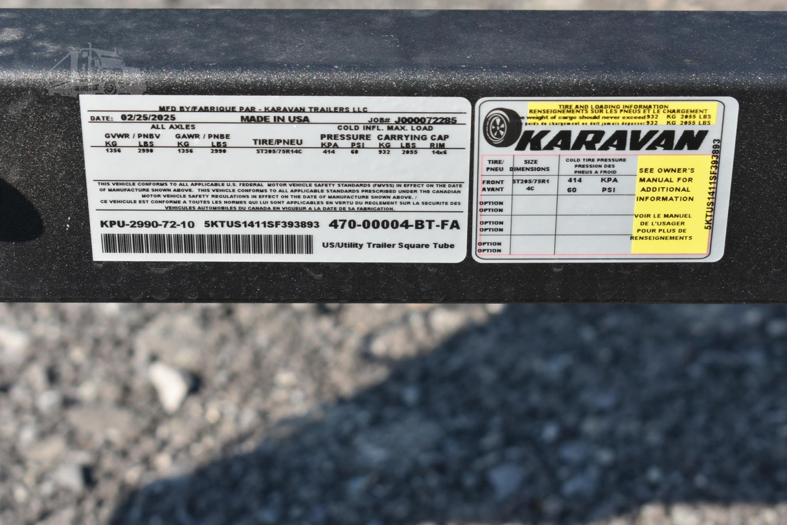 New 2025 KARAVAN 10 ft x 72 in Landscape Trailer