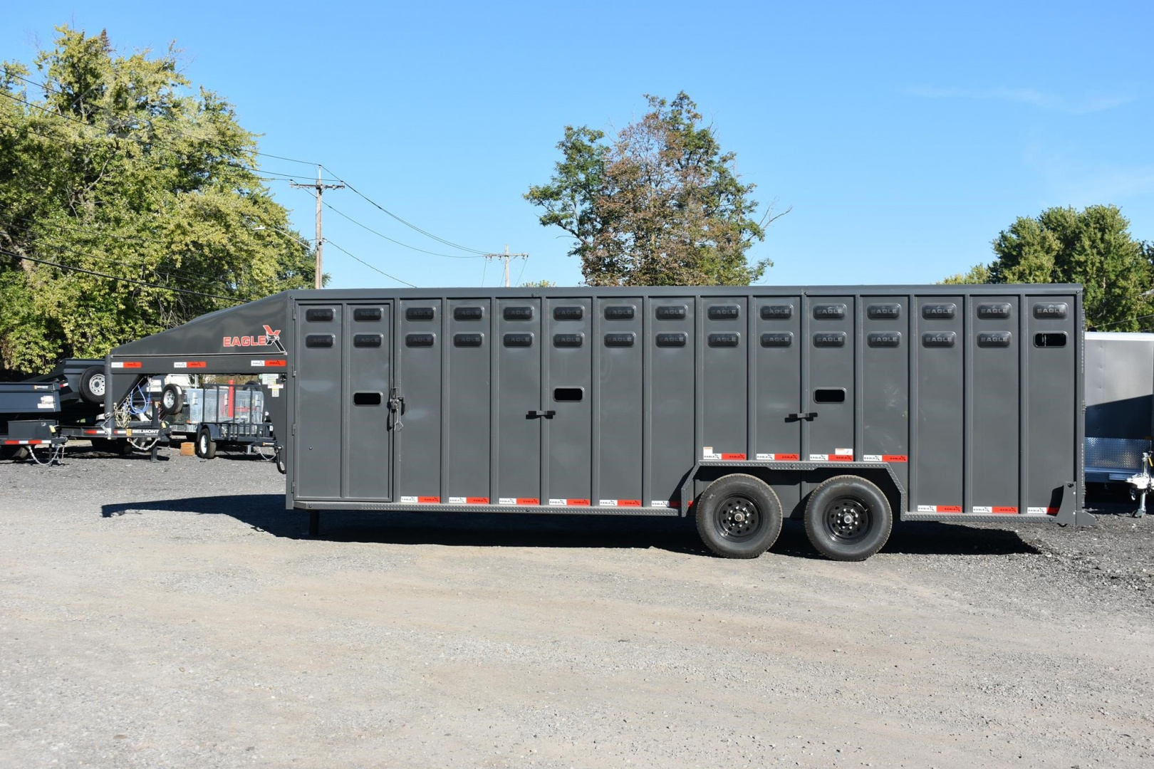 New 2026 RAWMAXX 24 ft Stock / Stock Combo Trailer