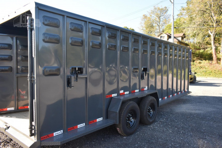 New 2026 RAWMAXX 24 ft Stock / Stock Combo Trailer