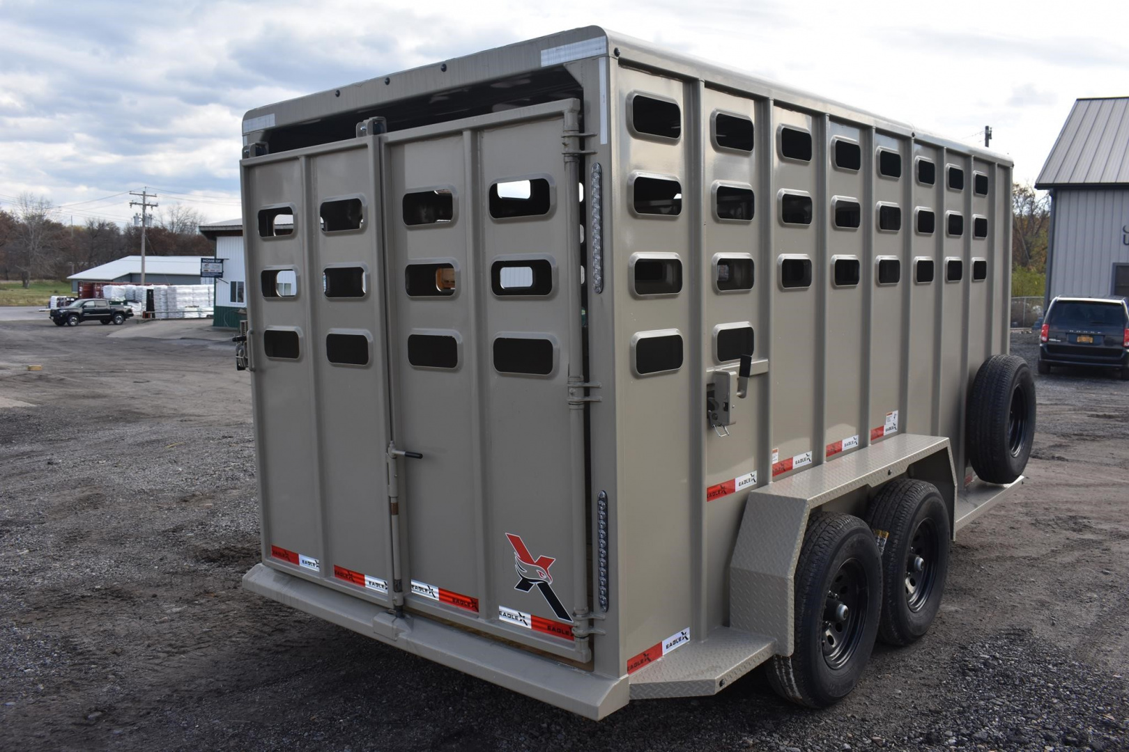 New 2026 RAWMAXX 16 ft Stock / Stock Combo Trailer