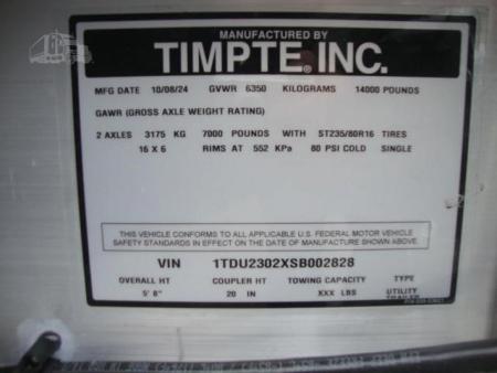 New 2025 TIMPTE 23 ft Tilt Trailer