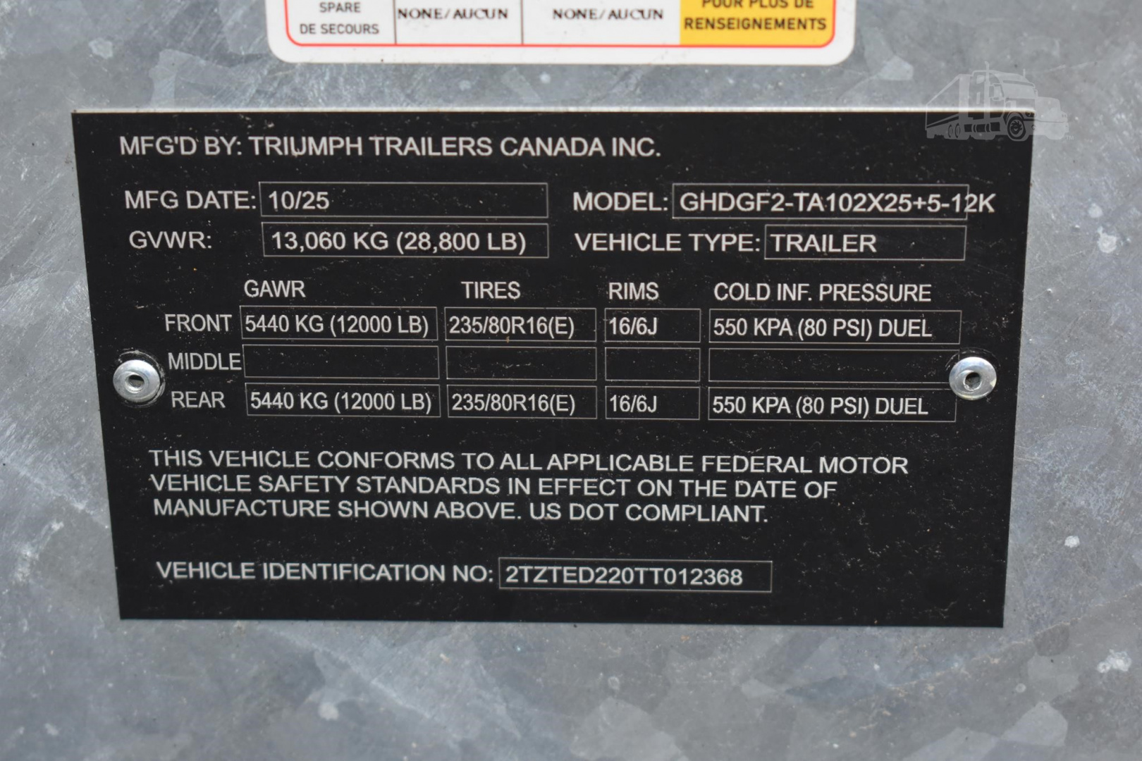 New 2026 TRIUMPH 22 ft Flatbed Trailer