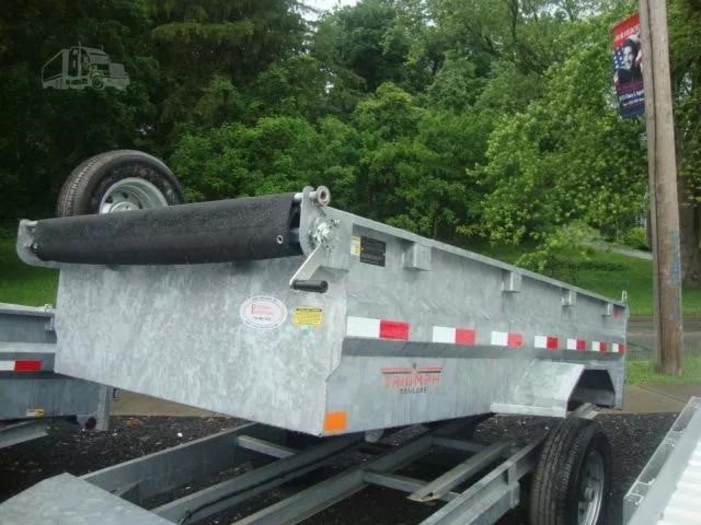 New 2025 TRIUMPH 10 ft x 60 in Dump Trailer