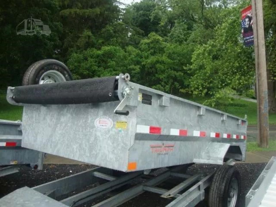 Used 2025 TRIUMPH 10 ft x 60 in Dump Trailer