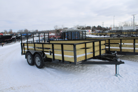 New 2027 TMT 14' HS 7K GVWR STOCK ID 51918 Landscape Trailer