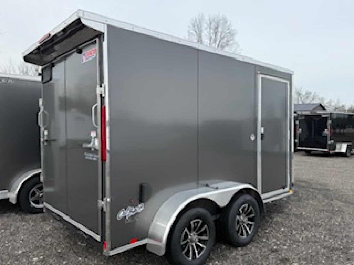 New 2026 Pace American 6 x 12 tandem Outback DLX Flat Top V-Nose Enclosed Cargo Trailer 7K Cargo / Enclosed Trailer