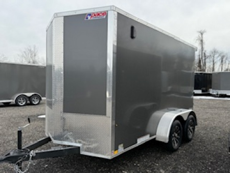 New 2026 Pace American 6 x 12 tandem Outback DLX Flat Top V-Nose Enclosed Cargo Trailer 7K Cargo / Enclosed Trailer