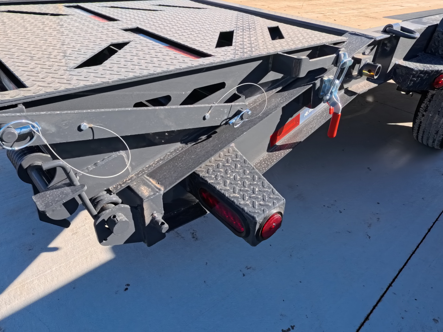 New 2026 Iron Bull 83x20 EWB Equipment Trailer, 14,000lb GVWR with Rampage Ramps in Gray