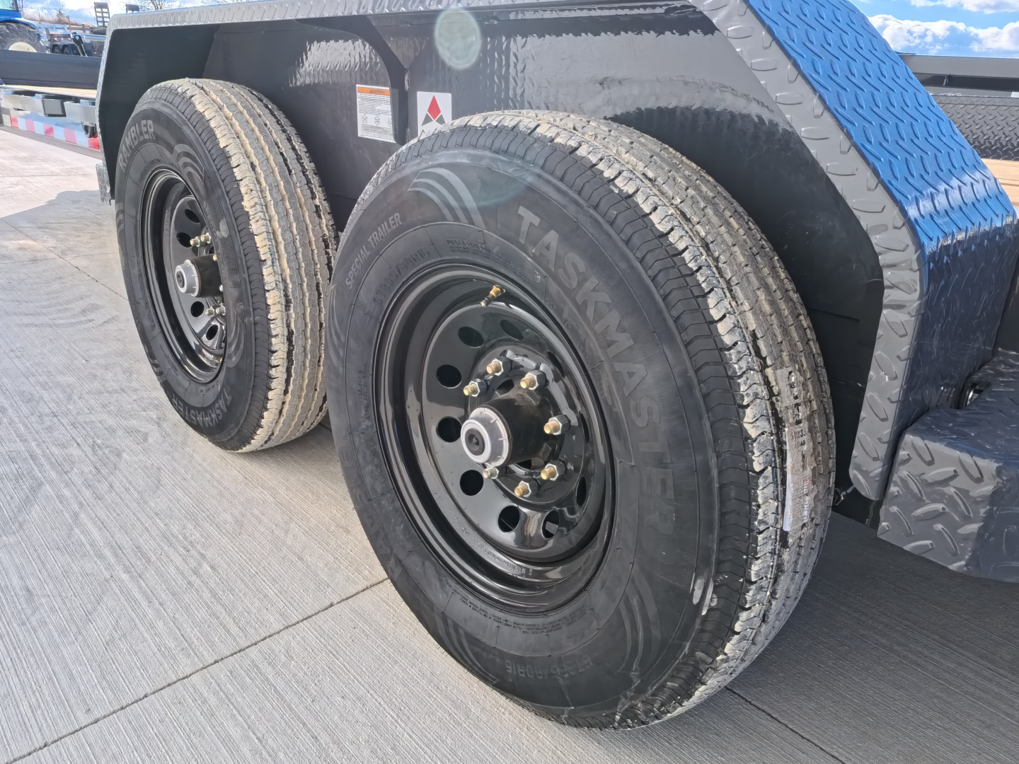 New 2026 Iron Bull 83x20 EWB Equipment Trailer, 14,000lb GVWR with Rampage Ramps in Gray