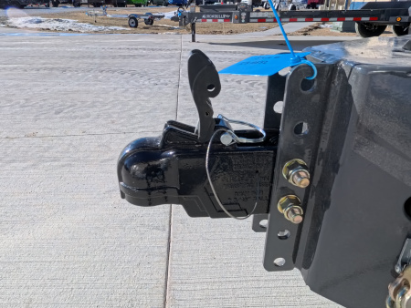 New 2026 Iron Bull 83x20 EWB Equipment Trailer, 14,000lb GVWR with Rampage Ramps in Gray