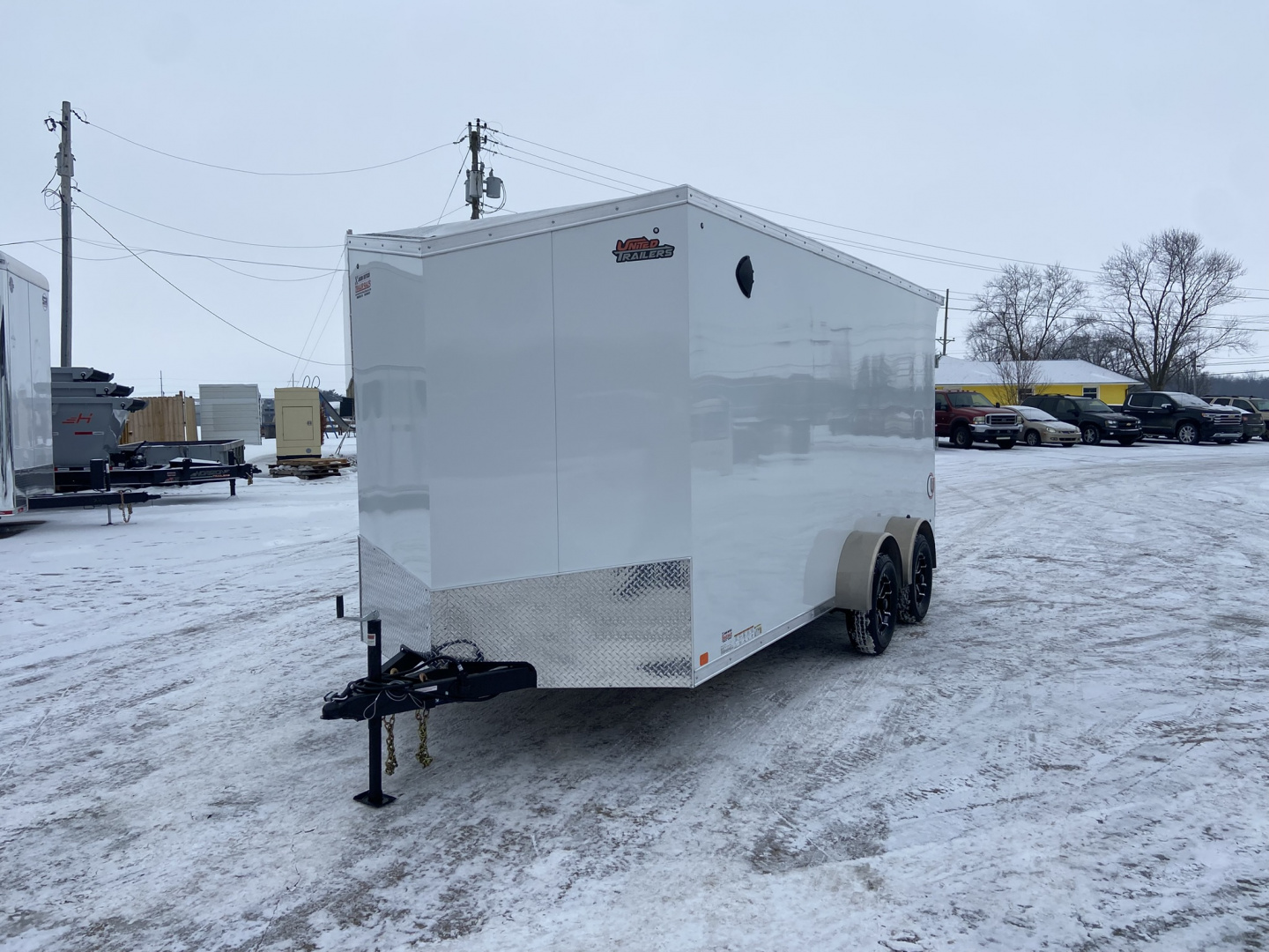 New United UJ 7X16 Cargo Enclosed Trailer