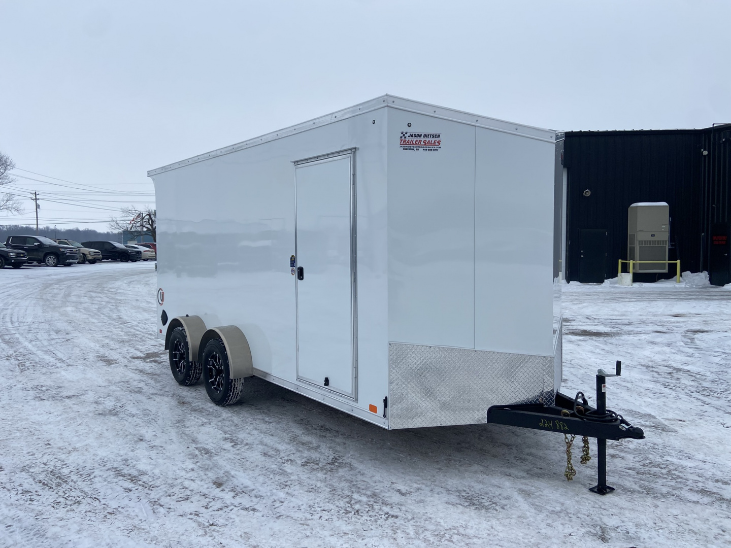 New United UJ 7X16 Cargo Enclosed Trailer