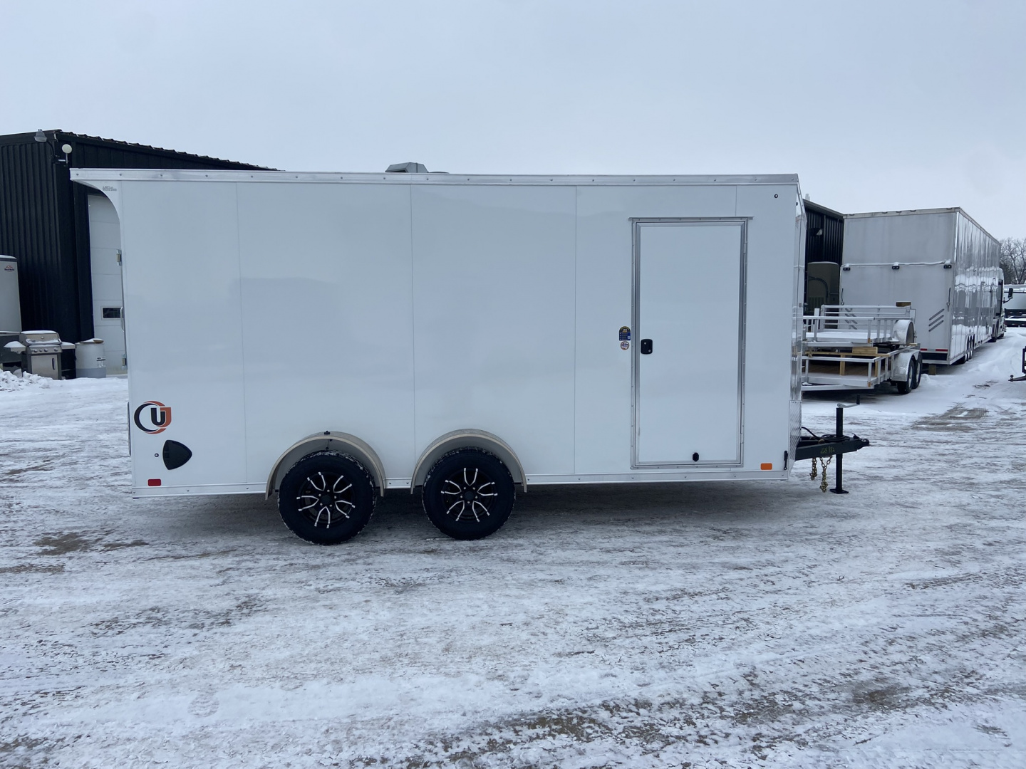 New United UJ 7X16 Cargo Enclosed Trailer