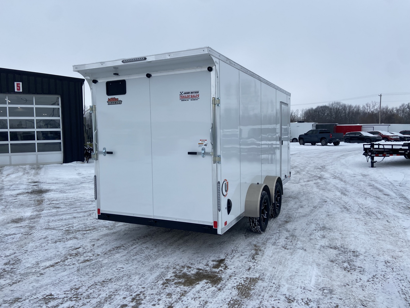 New United UJ 7X16 Cargo Enclosed Trailer