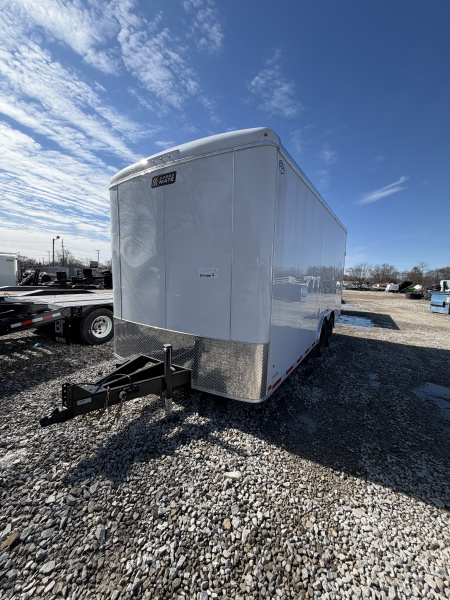 New 2026 Cargo Mate Enclosed EHW8518TA5-24 102X18 TA RAMP DOOR (GVW:14000) WHITE