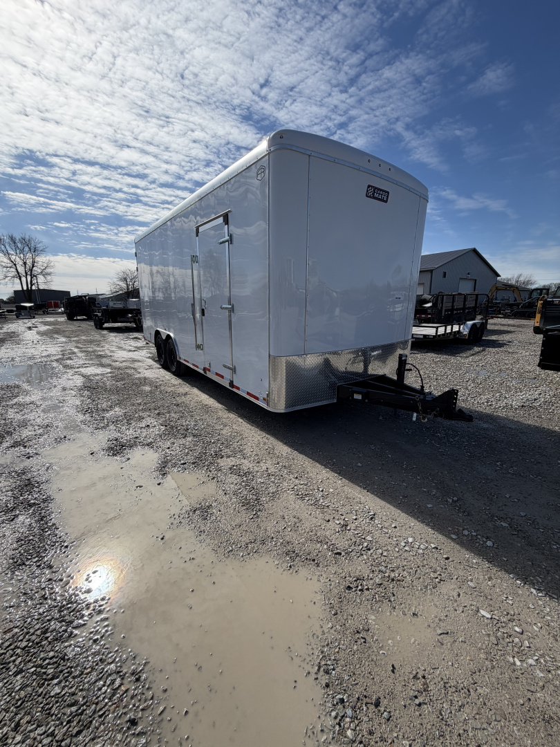 New 2026 Cargo Mate Enclosed EHW8520TA5-24 102x20 TA DOUBLE DOOR (GVW:14000) WHITE
