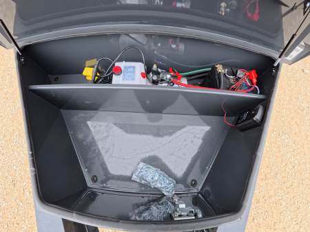 New 2026 Iron Bull 83 x 14 DWB Dump Trailer, 14,999lb. GVWR, Aluminum Ramps, Grey