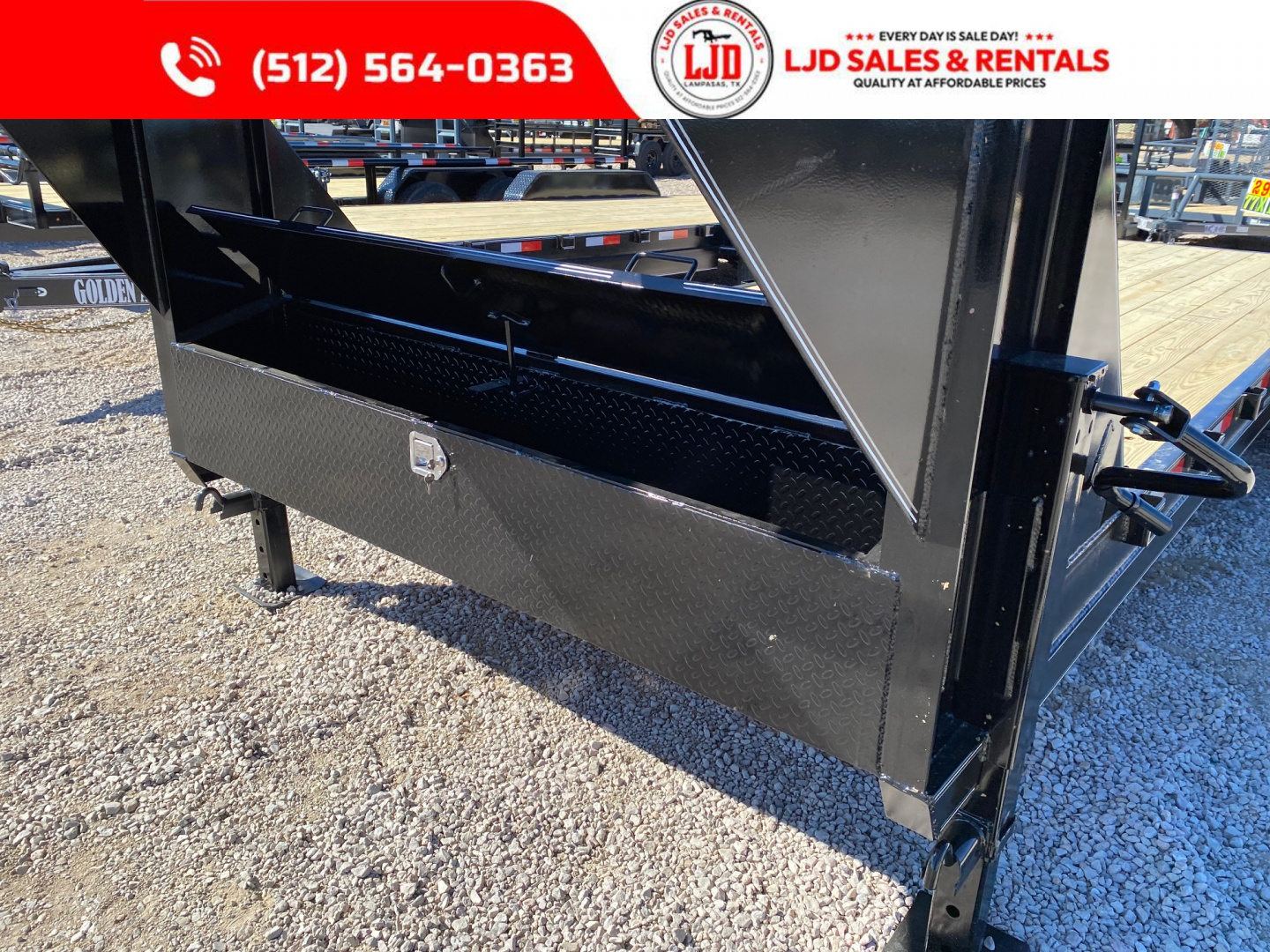 New 2026 Golden Arm - 83" x 22' - Pipe Top - Equipment Trailer