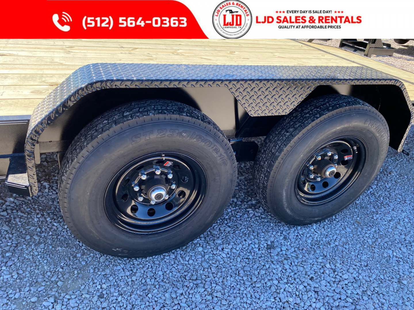 New 2026 Golden Arm - 83" x 22' - Pipe Top - Equipment Trailer