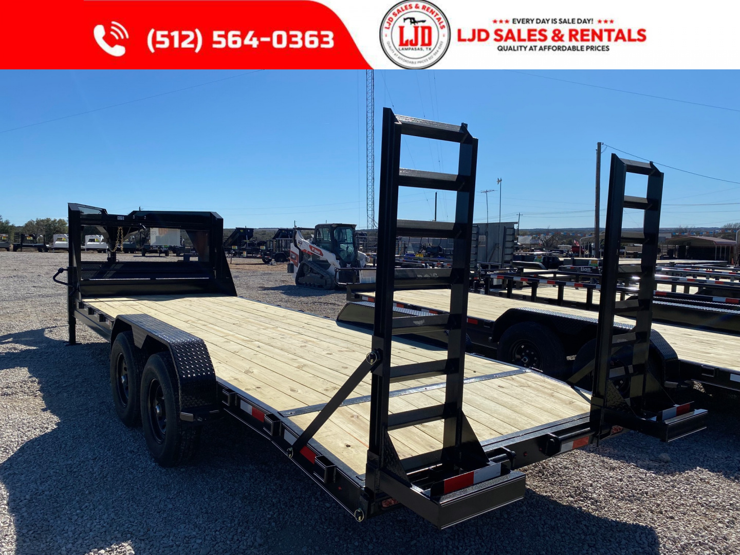 New 2026 Golden Arm - 83" x 22' - Pipe Top - Equipment Trailer