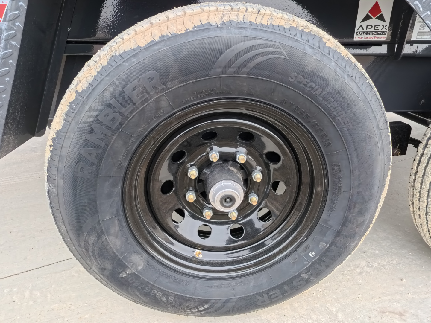 New 2026 Iron Bull 83 x 16 DWB Dump Trailer, 14,999 lb. GVWR, Gray with Aluminum Ramps