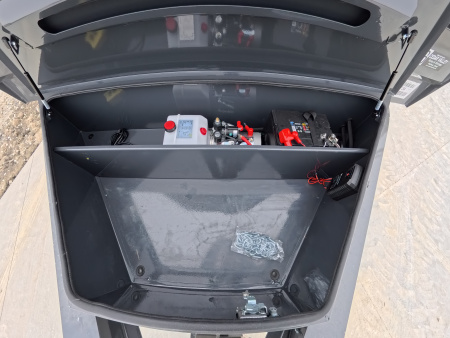 New 2026 Iron Bull 83 x 16 DWB Dump Trailer, 14,999 lb. GVWR, Gray with Aluminum Ramps