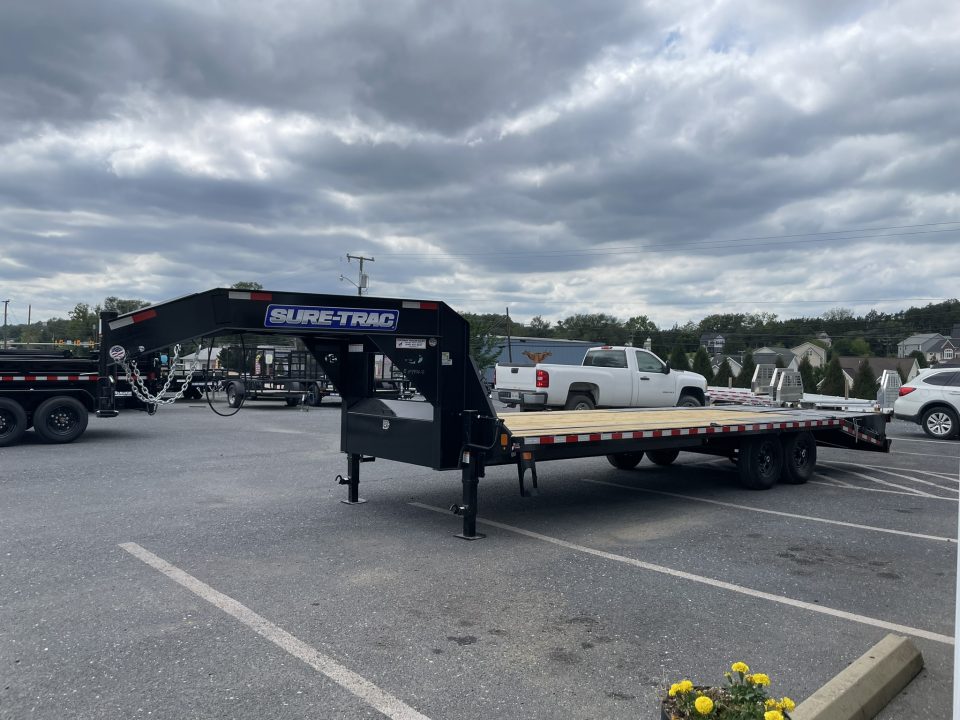 New 2026 Sure-Trac 20+5 15k Deckover Gooseneck Equipment Trailer
