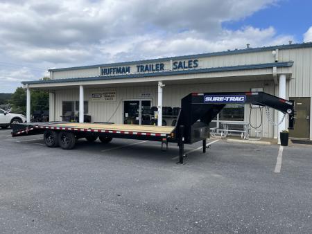 New 2026 Sure-Trac 20+5 15k Deckover Gooseneck Equipment Trailer