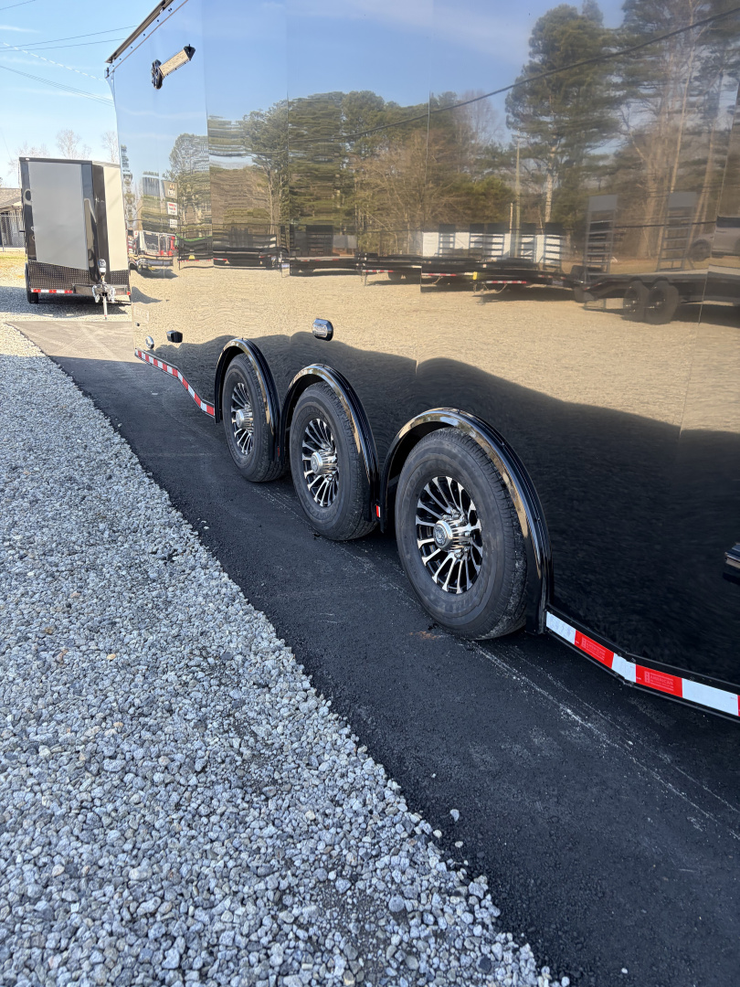 New 2026 Haulmark EDGE 34 Race Trailer With Turbo II Package, Polycor, Insulated, Black Trim Package